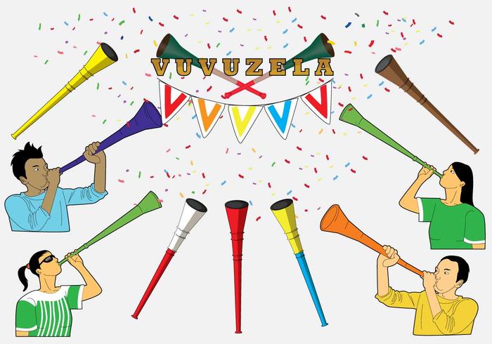 Free Vuvuzela Icons vector