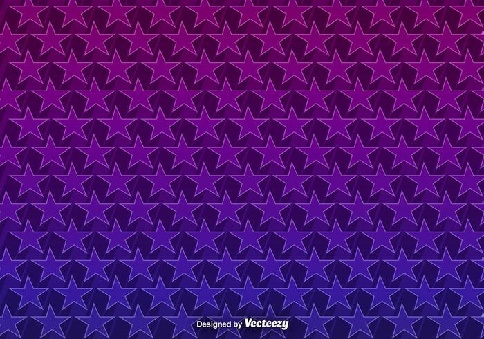 Vector Background With 3D Purple Stars Seamless Pattern