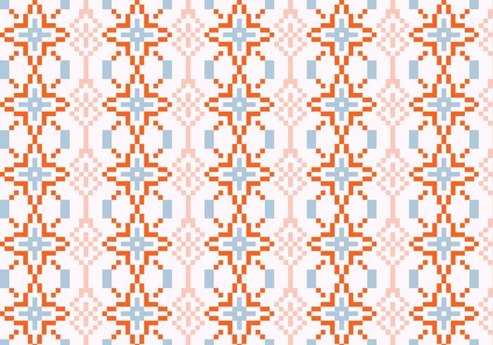 Stitching Pastel Pattern vector