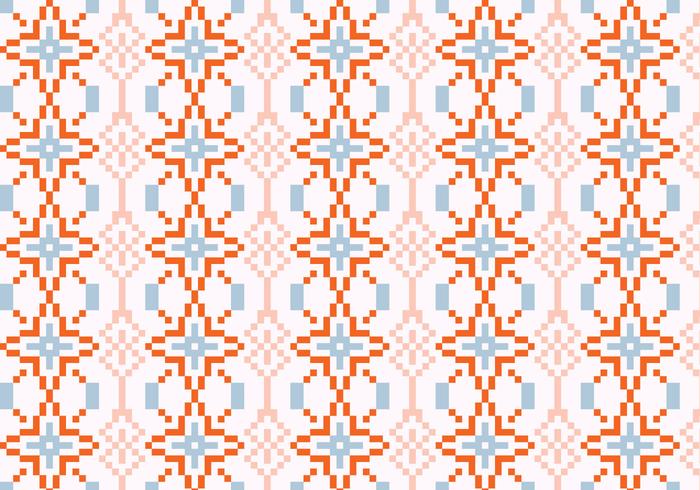 Stitching Pastel Pattern vector