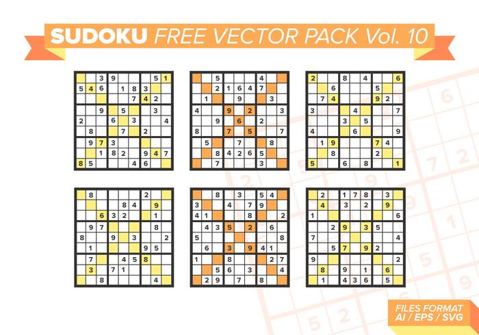 Sudoku Free Vector Pack Vol. 10 Sudoku Free Vector Pack Vol. 10