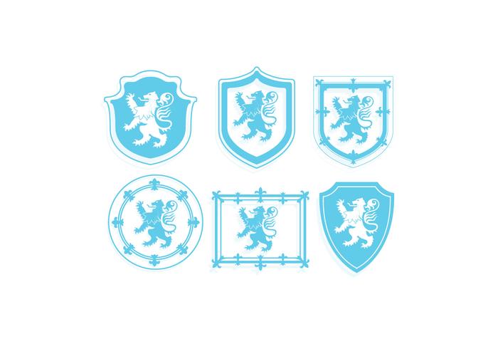 Lion Rampant Vector