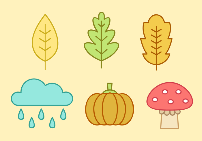 Free Autumn Elements Vector Free Autumn Elements Vector