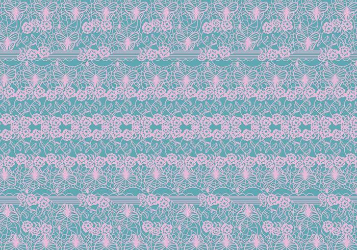 Lace Trim Pattern Vector Lace Trim Pattern Vector