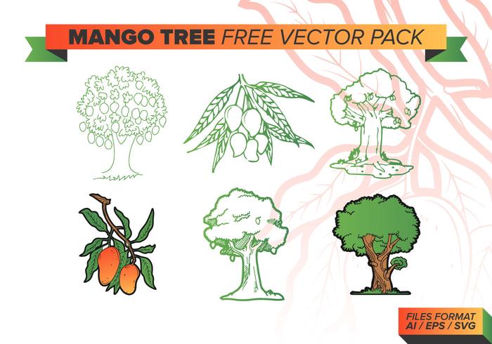 Mango Tree Free Vector Pack Mango Tree Free Vector Pack