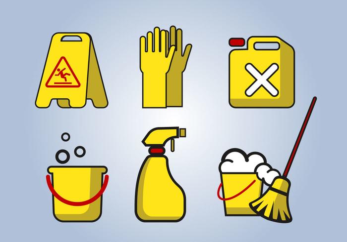 Cleaning Service Tools Vector