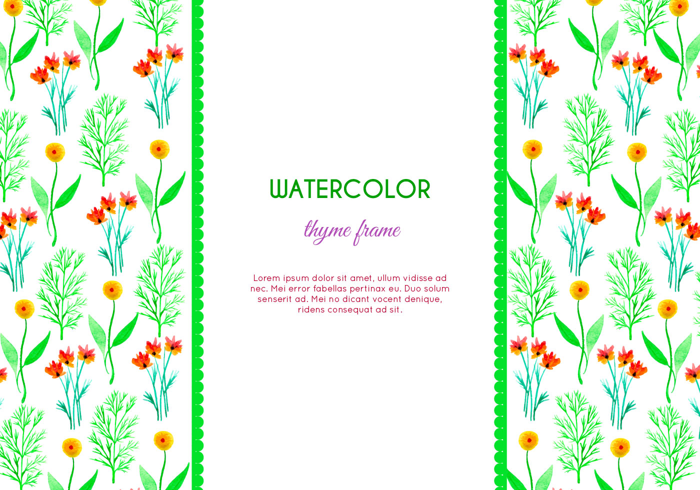 Download Watercolor Flower Frame Free Vector Art - (18064 Free Downloads)