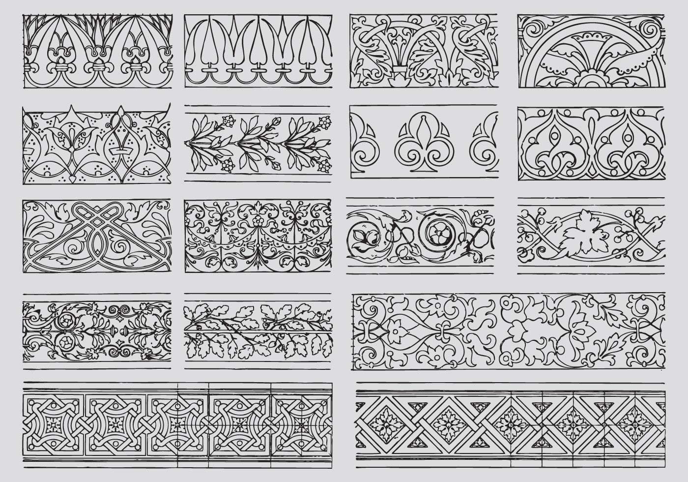 Download Ornamental Borders - Download Free Vectors, Clipart Graphics & Vector Art