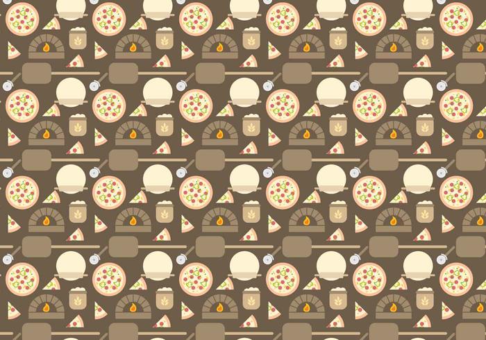 Free Pizza Oven Pattern Vector