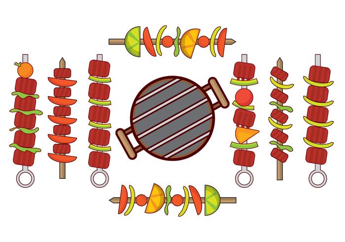 Free Brochette Vector