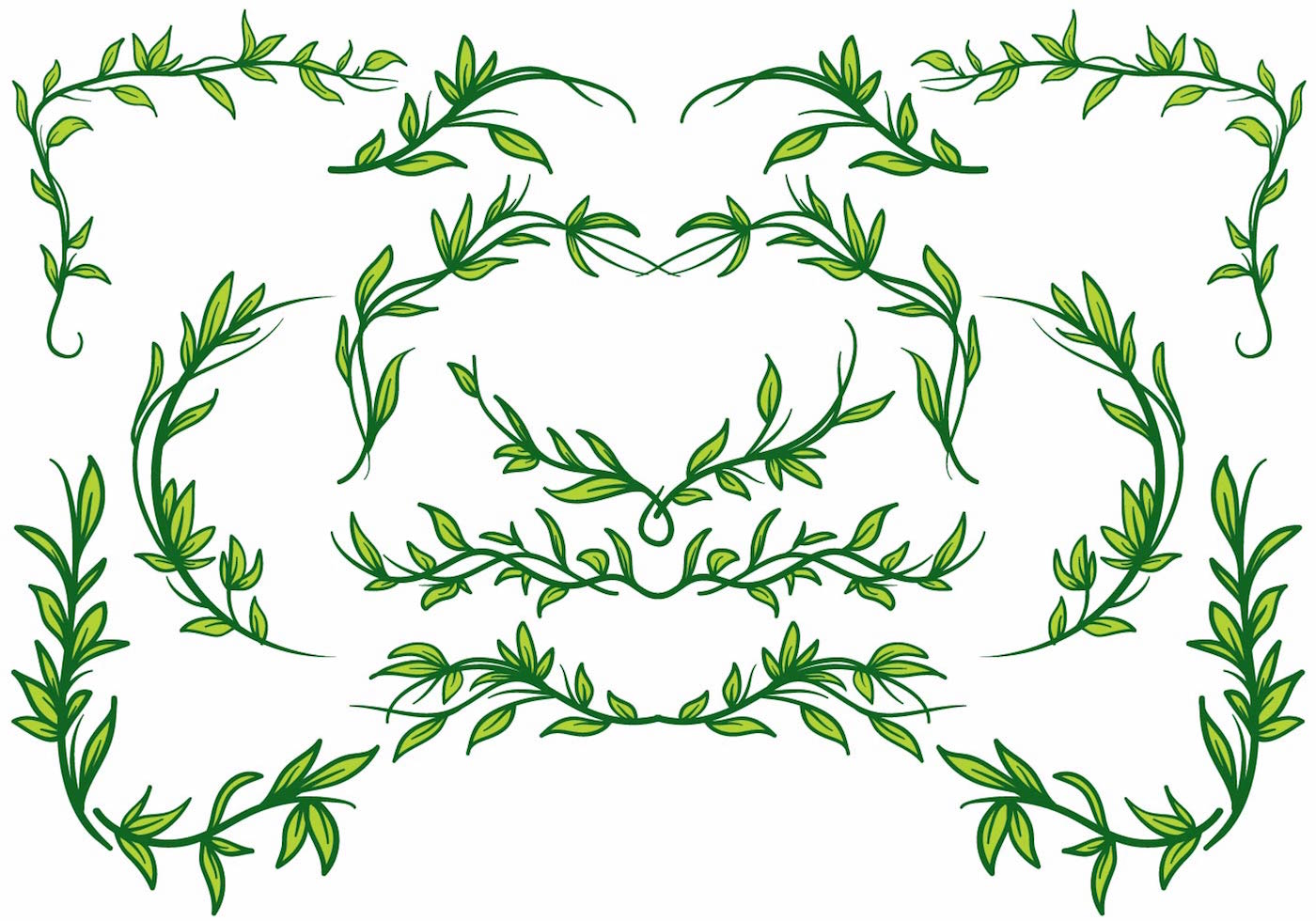 Download Liana Plant Border Vector - Download Free Vector Art ...