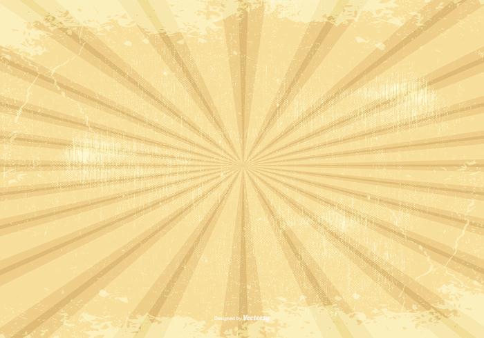 Retro Grunge Sunburst Background vector