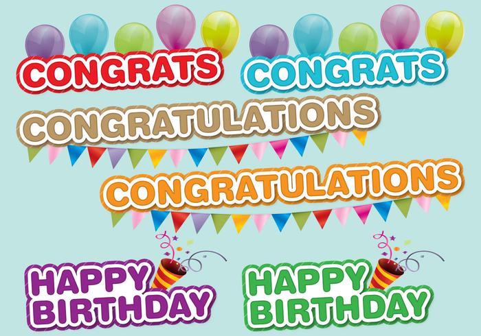 Congrats Titles Congrats Titles