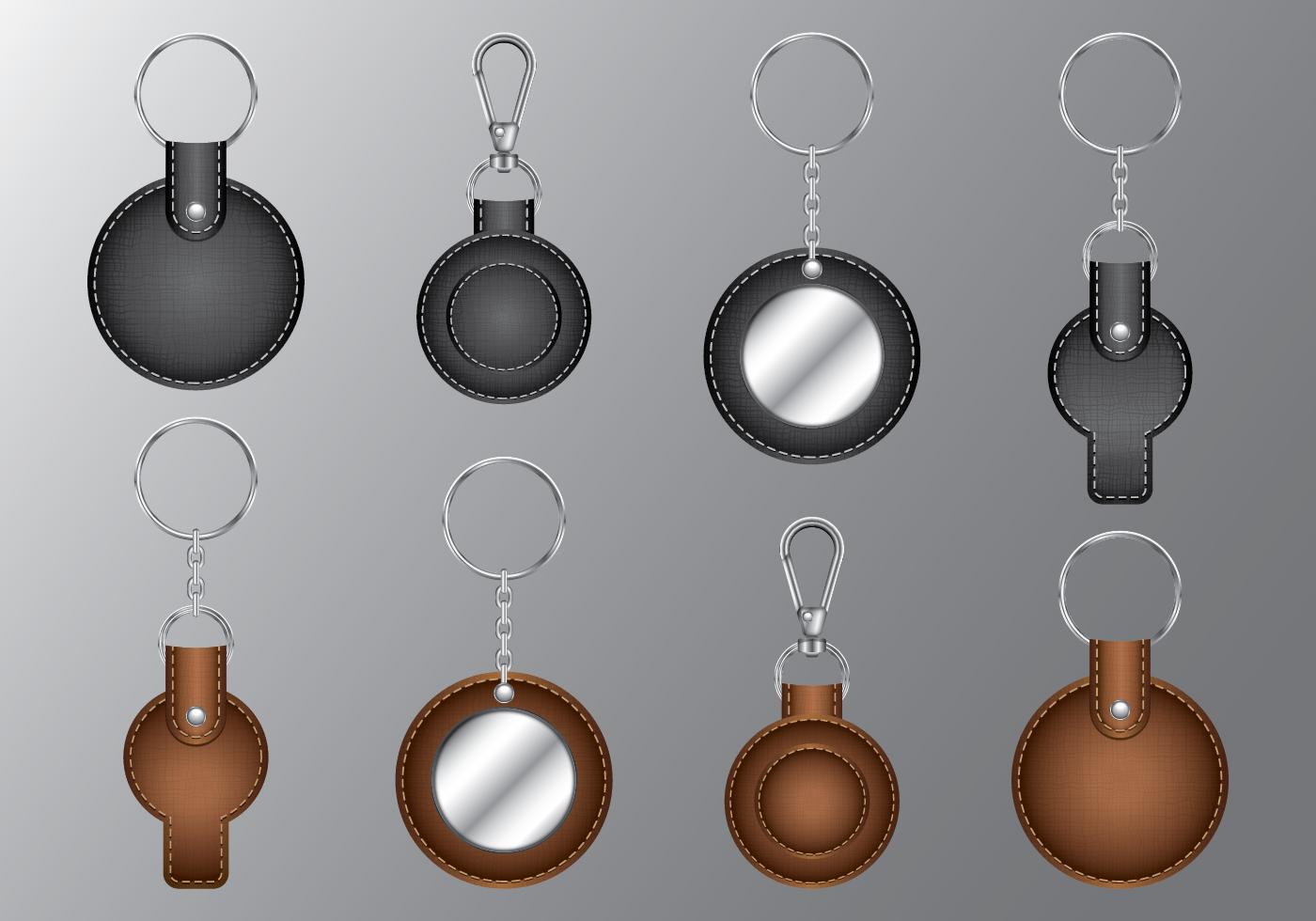 Download Leather Circle Keychains 120931 - Download Free Vectors ...