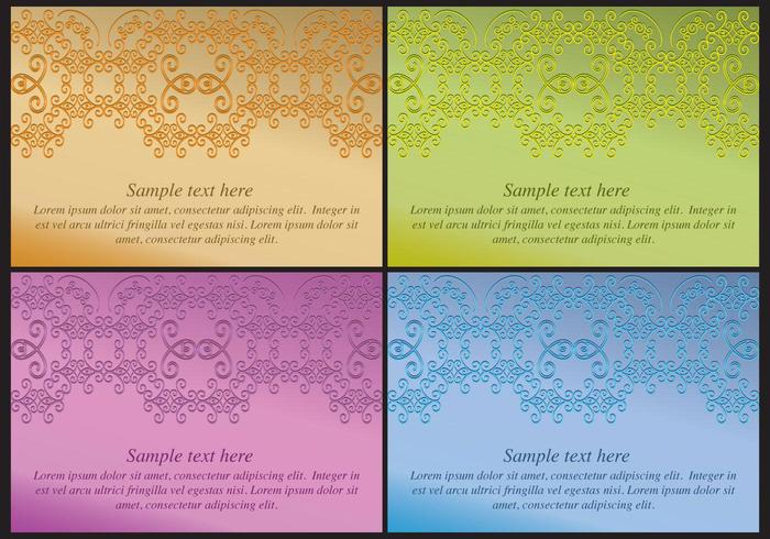 Ornaments Background vector