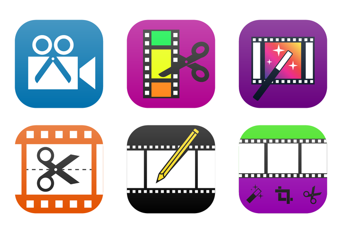 Video Editing App Icon Vector