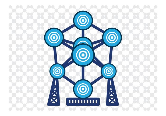 Atomium Vector Art