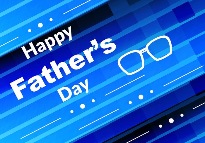 Free Vector Blue Color Father's Day Background Free Vector Blue Color Father's Day Background