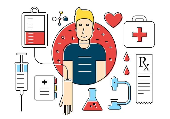 Blood Drive Vector Illustration Blood Drive Vector Illustration