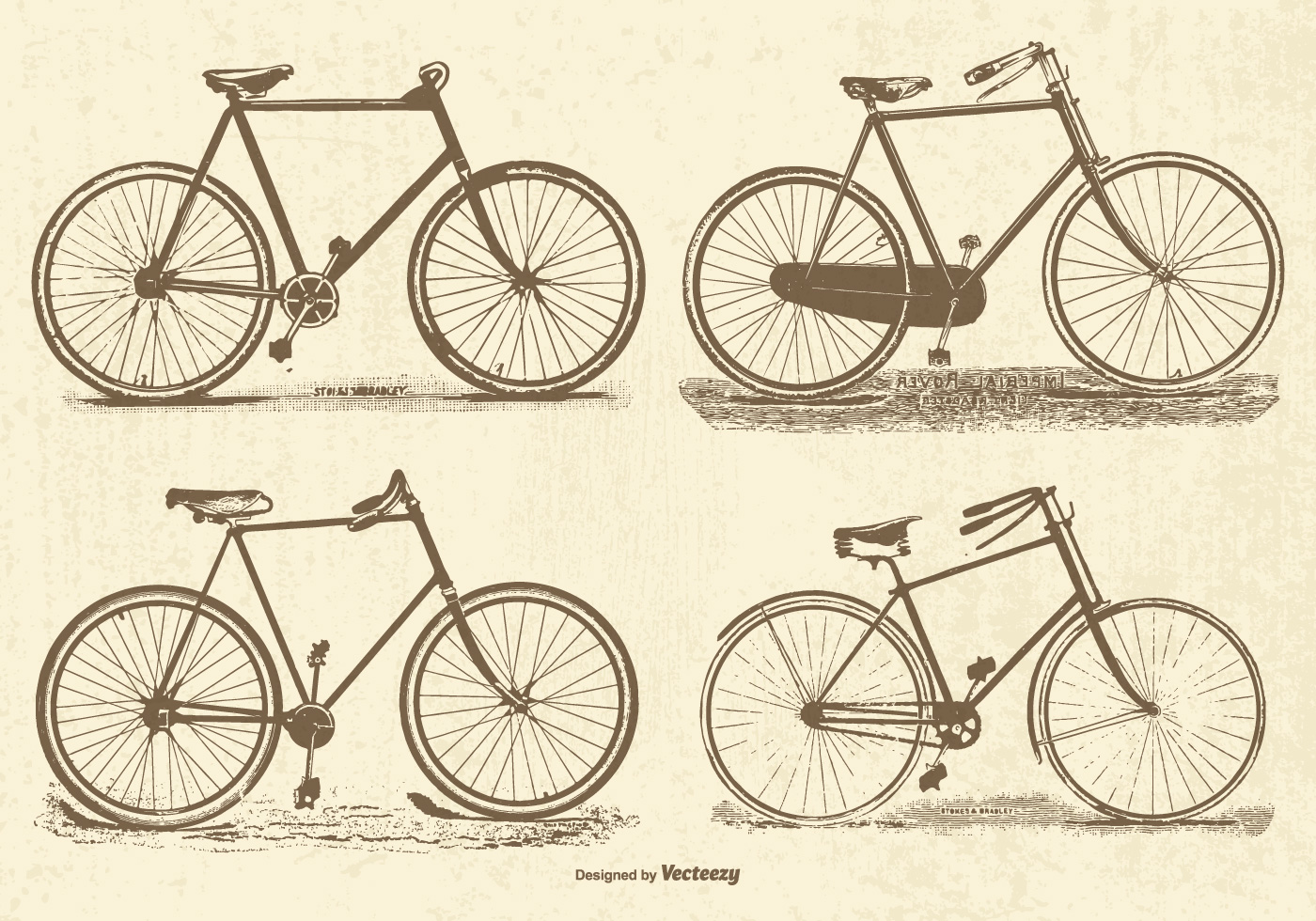 Download Vintage Vector Bicycles - Download Free Vector Art, Stock ...