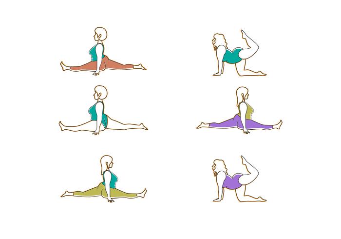 Big Women Exercising Vectors Big Women Exercising Vectors