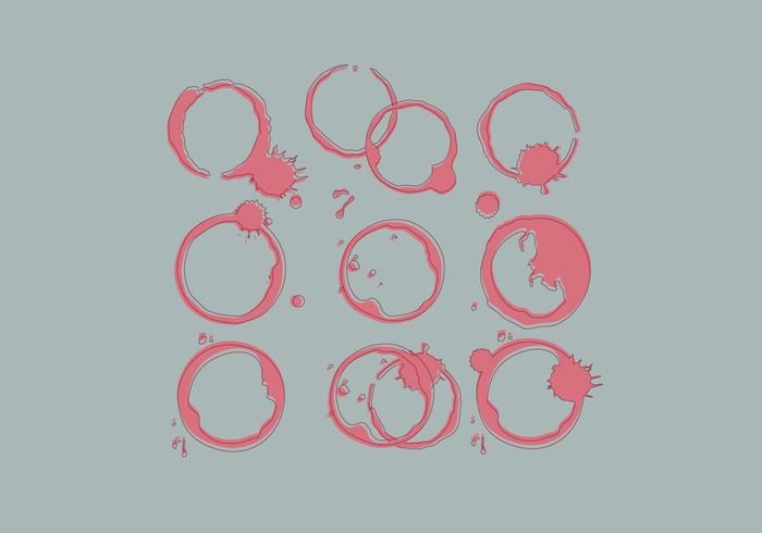 Wine Stain Vector