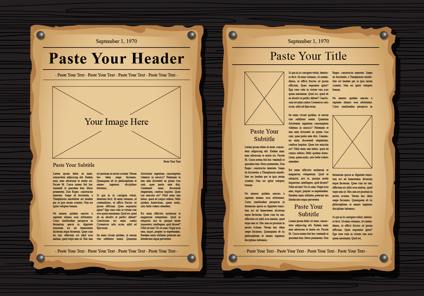 Old Newspaper Printable