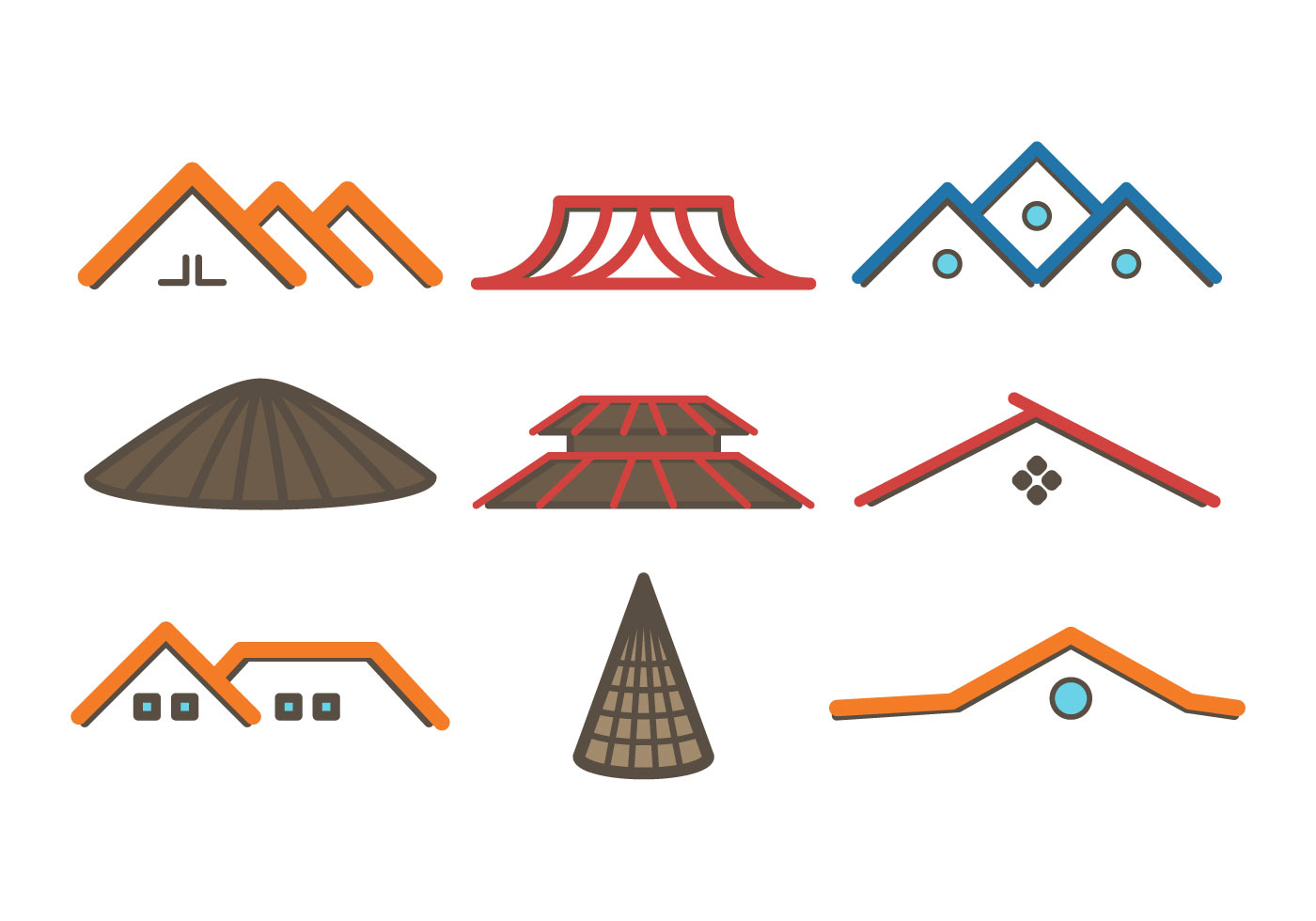 Free Rooftop Vector 121169 Vector Art at Vecteezy