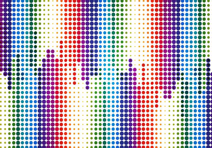 Free Vector Colorful Halftone Background Free Vector Colorful Halftone Background