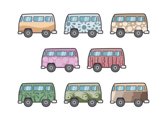 Free Hippie Bus Vectors Free Hippie Bus Vectors