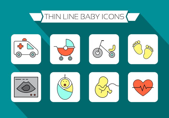 Free Baby Icons vector