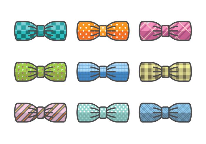 Bow vector icons
