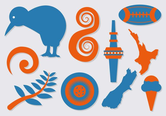 Free New Zealand Icons Vector