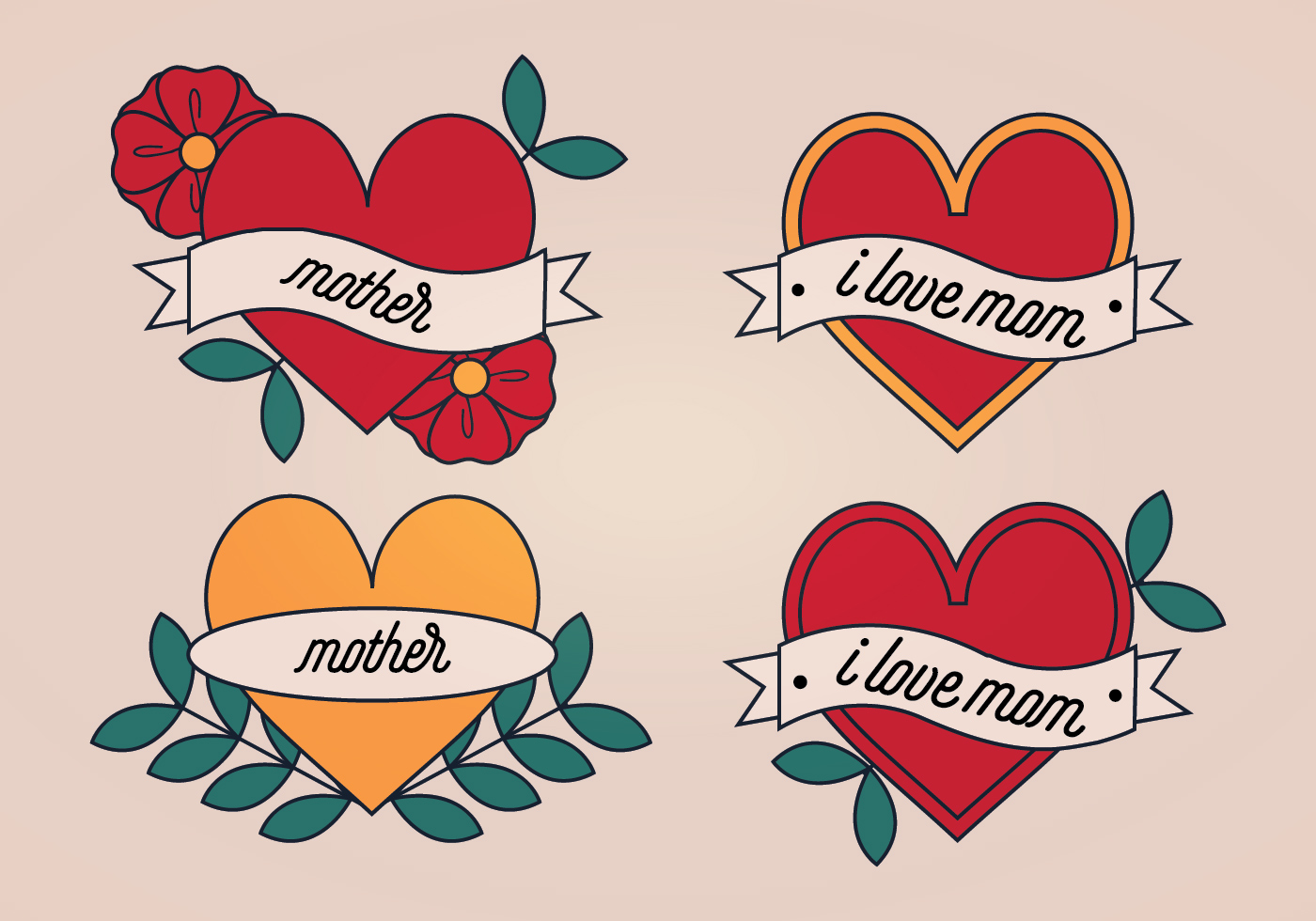 Download Vector Mom Tattoo - Download Free Vectors, Clipart Graphics & Vector Art