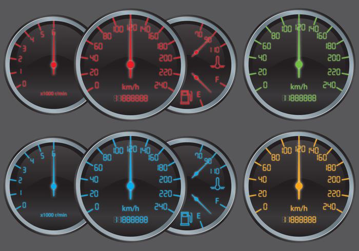 Digital Tachometers vector