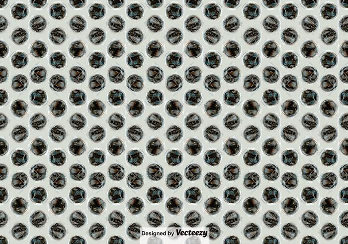 Bubble Wrap Seamless Pattern Vector Background