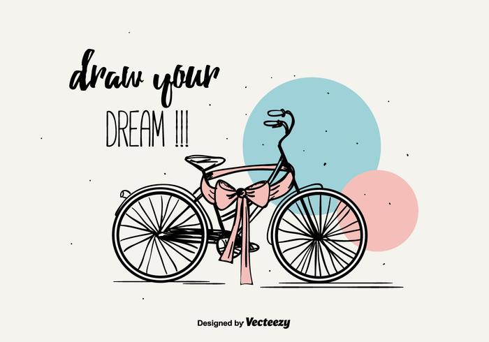 Draw Your Dream Background vector