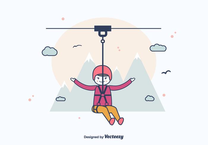 Zipline vector