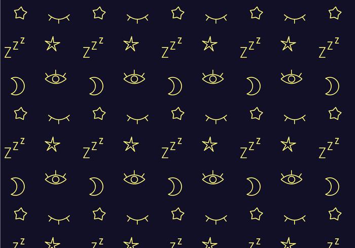 Free Sleep Pattern Vector