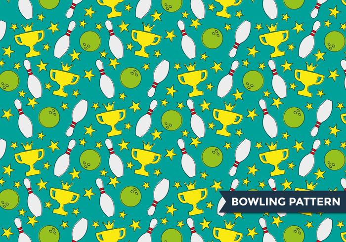 Bowling Alley Pattern Vector