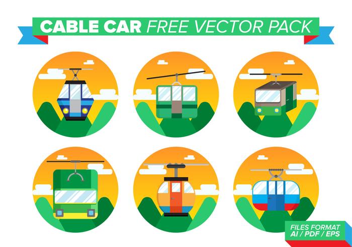 Cable Car Free Vector Pack Cable Car Free Vector Pack