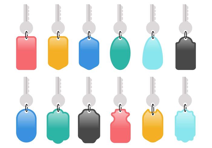 Free Colorful Key Holder Vector