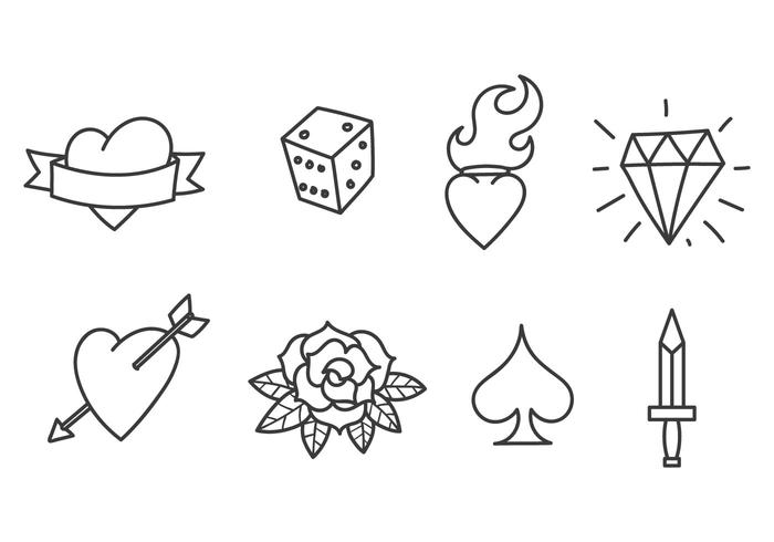 Old School Tattoo Vectors