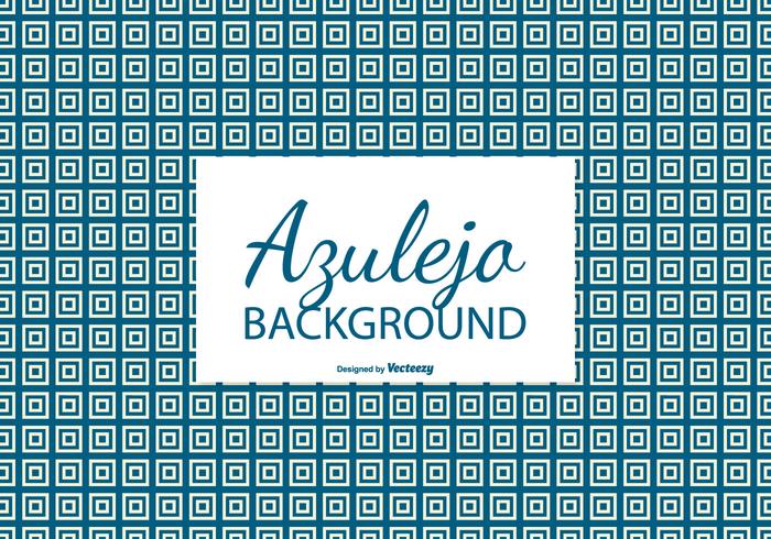 Square Azulejo Tile Background vector