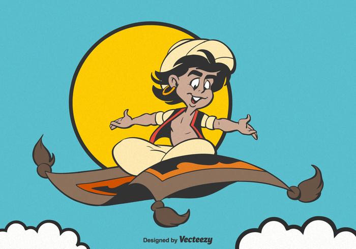 Libre Magic Carpet Ride ilustración vectorial vector