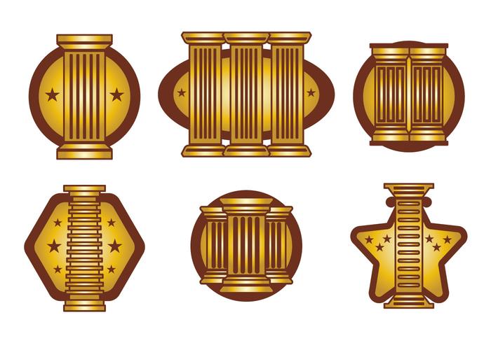 Roman Pillar Vector