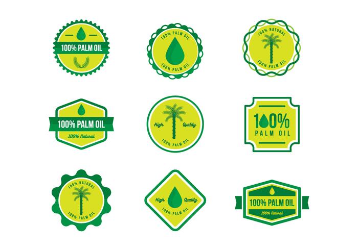 Free 100% Palm Oil Badges Vector Free 100% Palm Oil Badges Vector