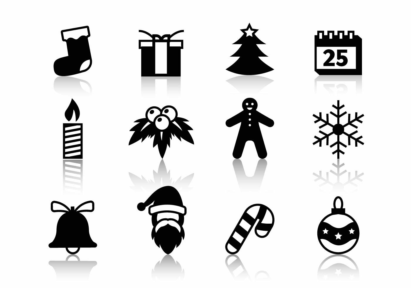 Download Free Christmas Icons Vector - Download Free Vectors ...