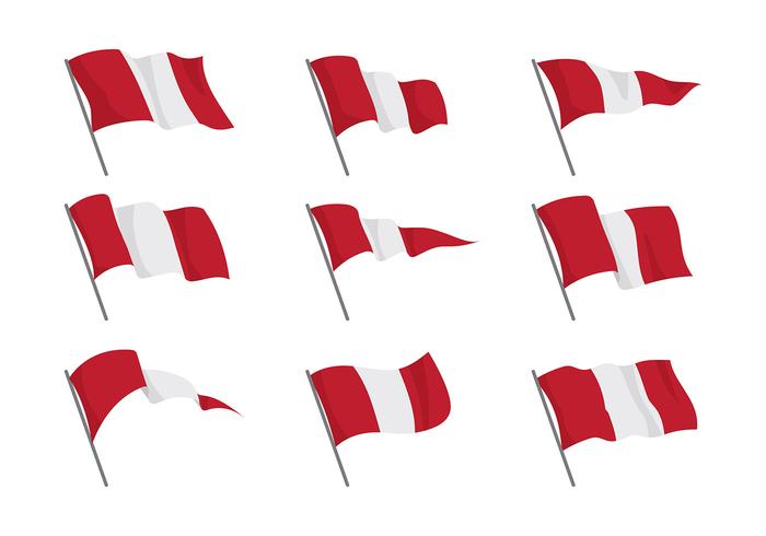 Peru Flag Vectors