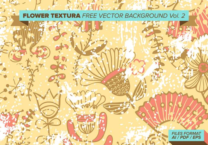 Flower Textura Free Vector Background Vol. 2